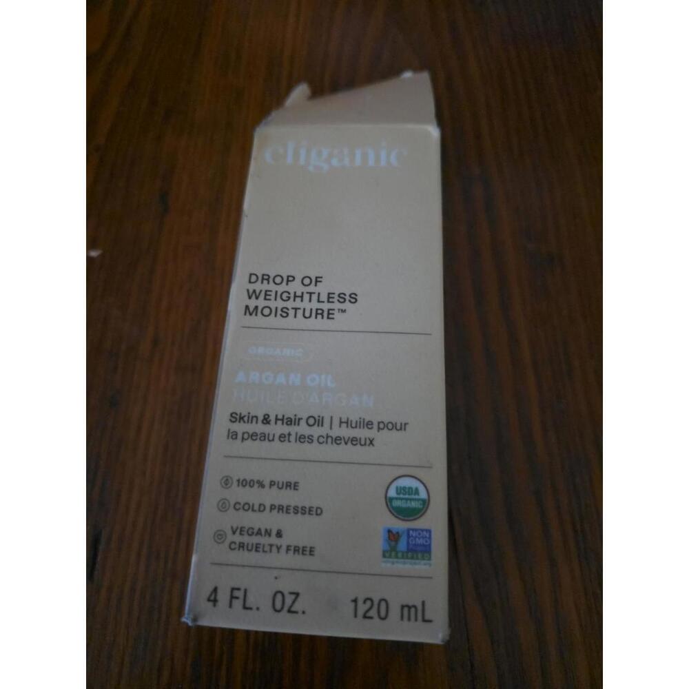CLIGANIC ARGAN OIL 100% Pure & Natural - 4 fl oz (120 ml) SEALED EXP: 02/2029